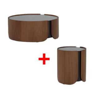 ซื้อโต๊ะกลาง รุ่นไรฟว์ ขนาด 80 ซม. พร้อมโต๊ะข้าง รุ่นไรฟว์ ขนาด 45 ซม. ราคาพิเศษ!