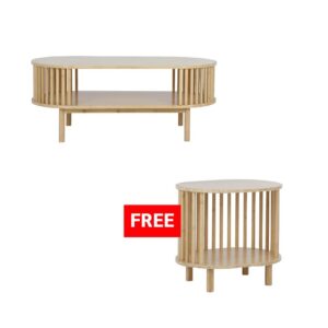 ซื้อโต๊ะกลาง รุ่นรอยน์ แถมฟรี! โต๊ะข้าง รุ่นรอยน์