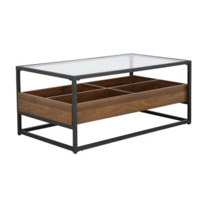 โต๊ะกลาง รุ่นวอร์วิค-เอ ขนาด 90 ซม. - สีวอลนัท