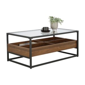 Alternative view of โต๊ะกลาง รุ่นวอร์วิค-เอ ขนาด 90 ซม. - สีวอลนัท