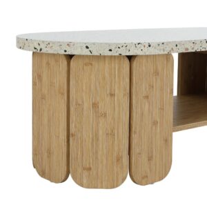 Alternative view of โต๊ะกลาง รุ่นเนลดา ขนาด 110 ซม. - สีธรรมชาติ