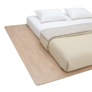 Alternative view of เตียงนอน รุ่นเรียวกัง ขนาด 6 ฟุต - สีโอ๊ตมิลค์