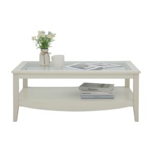 โต๊ะกลาง รุ่นฟลอเรนซ์ ขนาด 100 ซม. - สีขาวงาช้าง